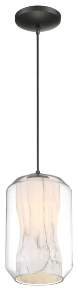 Access Lighting 29010LEDDLP-WMB I-Biza 7"W LED Pendant - Black
