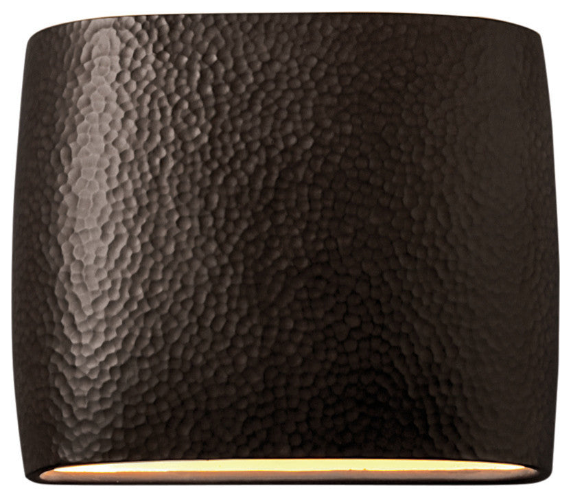 Ambiance Wide ADA Oval Wall Sconce, Iron, Incandescent