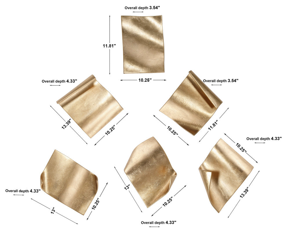 Uttermost Fluttering Pages Wall Decor, 6-Piece Set