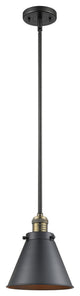 Appalachian 1-Light Mini Pendant, Black Antique Brass, Matte Black