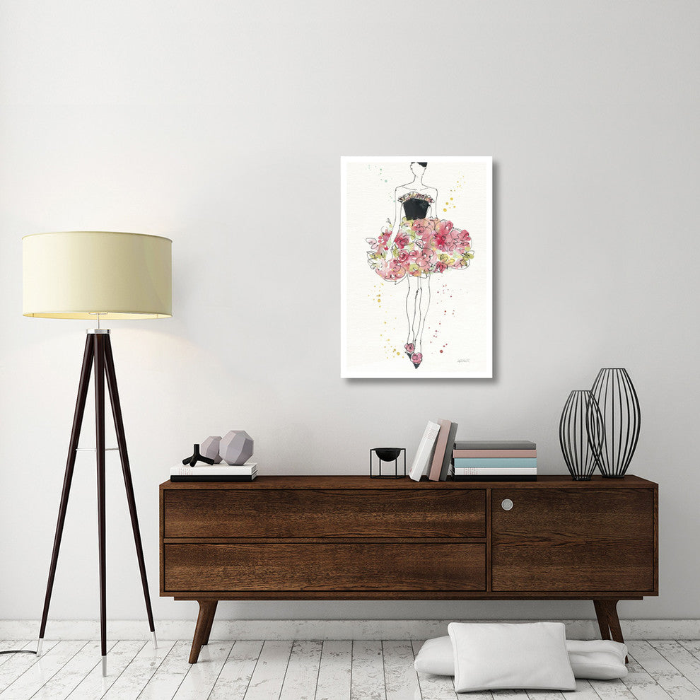 "Floral Fashion II v2" Digital Paper Print by Anne Tavoletti, 26"x38"