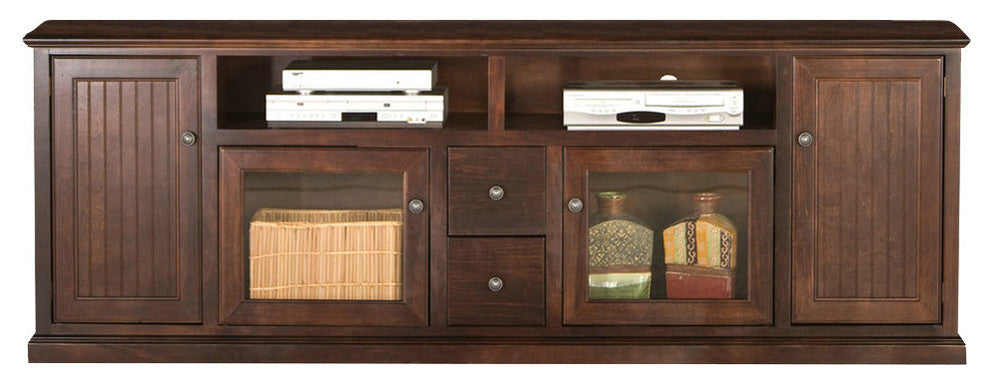 Eagle Furniture 90" Coastal, Thin Entertainment Console, White