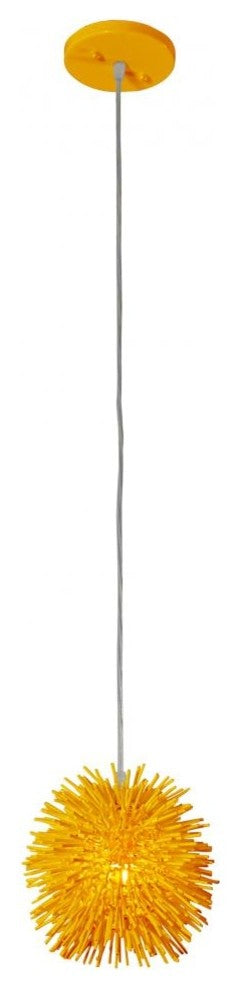 Varaluz Urchin 1-Lt Uber Mini Pendant - Un-Mellow Yellow