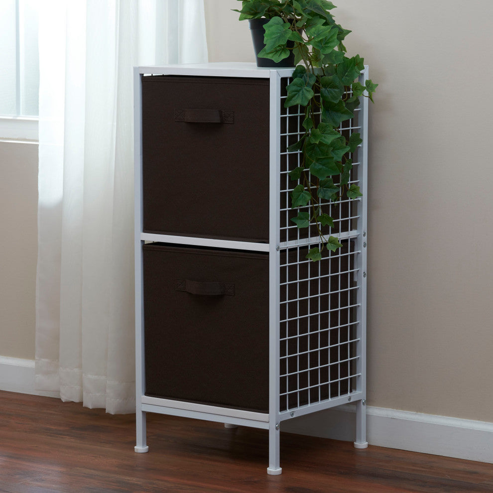 Fabric Storage Bins 2 Piece Set