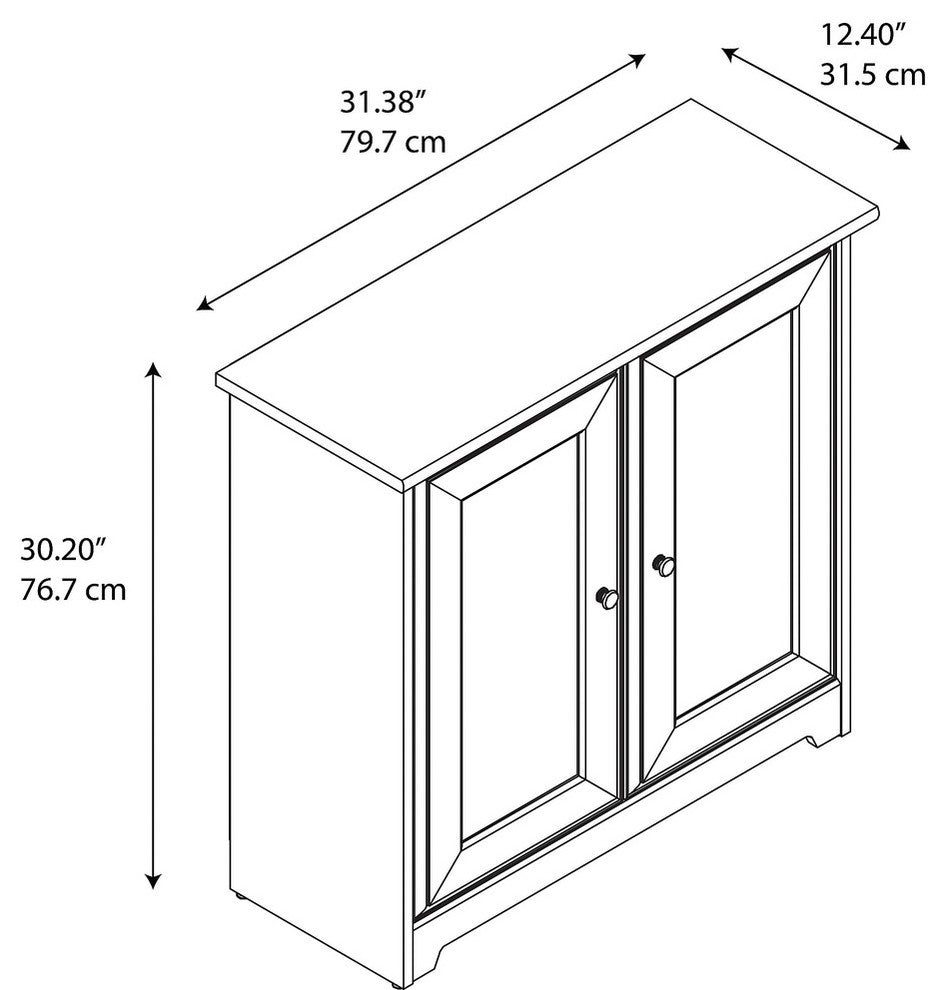 Cabot Small Storage Cabinet With Doors, Harvest Cherry