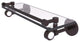 Clearview 16" Glass Shelf with Gallery Rail, Antique Bronze