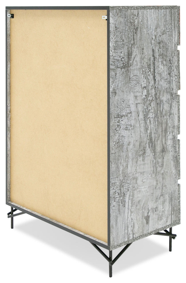 Nova Domus Aria Italian Modern Matte Gray Chest