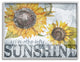 You Are My Sunshine Quote Distressed Sunflower Design, 30 x 24