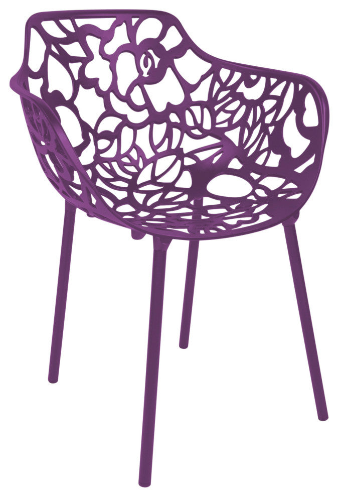 LeisureMod Modern Devon Aluminum Chair