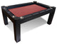Origins Onyx Game Table, With Dining Top, Red