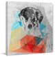 "Cute Dog 2" Painting Print on Canvas by Irena Orlov