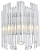 Elegant 1707W12C Riviera 1 Light Chrome Wall Sconce