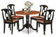 Dlke5-Bch-Lc, 5-Piece Kitchen Table Set, Dining Table and 4 Kitchen Chairs