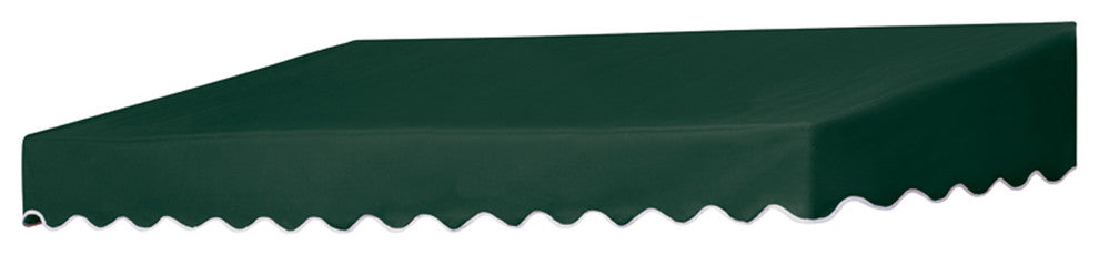 8' Traditional Door Canopy in a Box,  Forest Green
