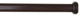5/8" Bouchon Adjustable Curtain Rod, 28"-48", Bronze