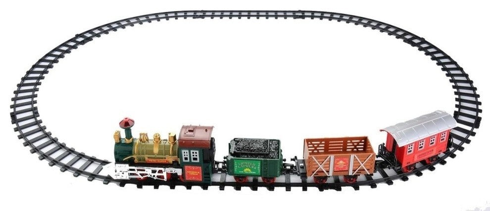 12-Piece Battery Operated Animated Continental Train Set With Sound