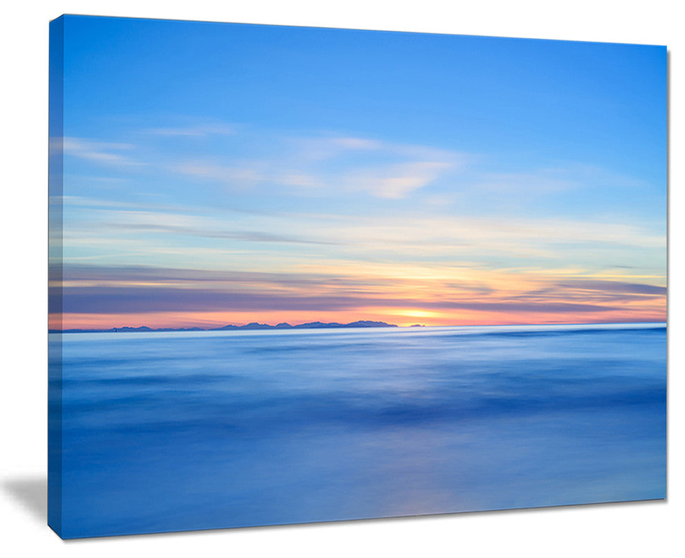 "Corsica Island Sunset View Italy" Seashore Wall Art, 40"x30"