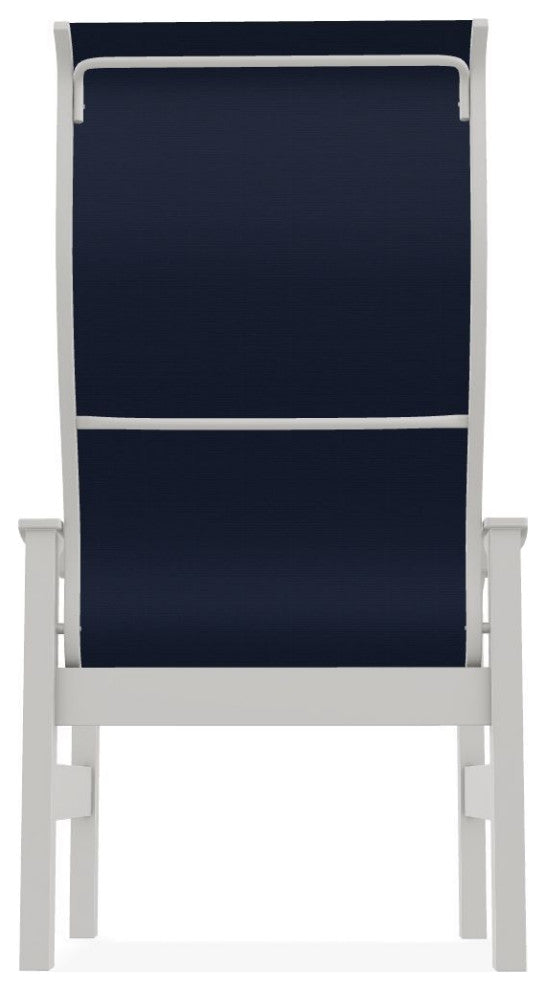 Leeward Sling Outdoor Supreme Armchair, Navy/Snow