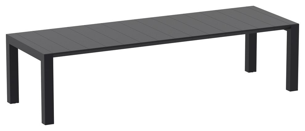 Compamia Vegas XL Extendable 102"-118" Dining Table, Black