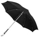 Waterproof Durable Umbrella with LED Flashlight, 32 inches, Black
