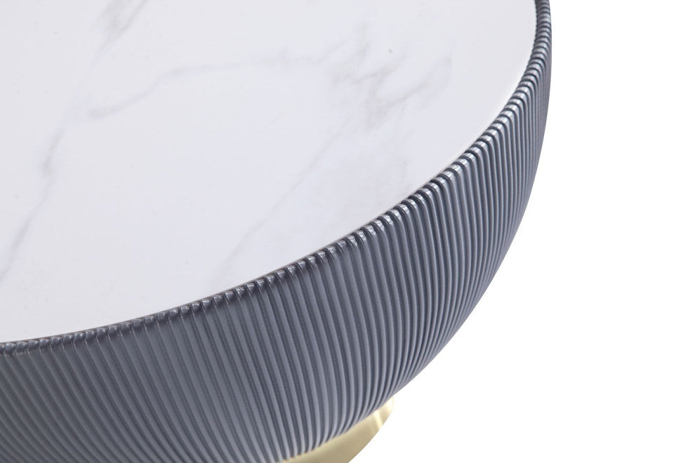 Manhattan Comfort 2-Piece Anderson Coffee Table and End Table 2.0