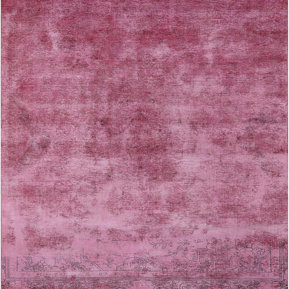 Ahgly Company Indoor Square Mid-Century Modern Area Rugs, 7' Square