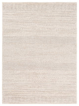 Fowler Solids and Tonals Ivory, Light Gray Area Rug, 8'x10'
