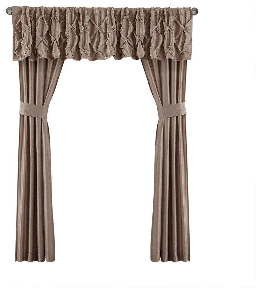 Madison Park Essentials Joella 24 Piece Room, a Bag, Taupe