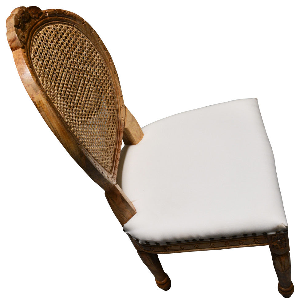 Valencia Cane Back Chair, Natural