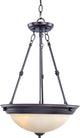 Essentials 3-Light Invert Bowl Pendant, Oil Rubbed Bronze, Wilshire