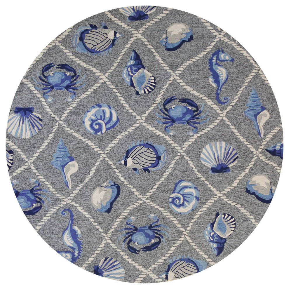 Harbor 4219 Gray Seaside Rug, 3''3"x5''3"