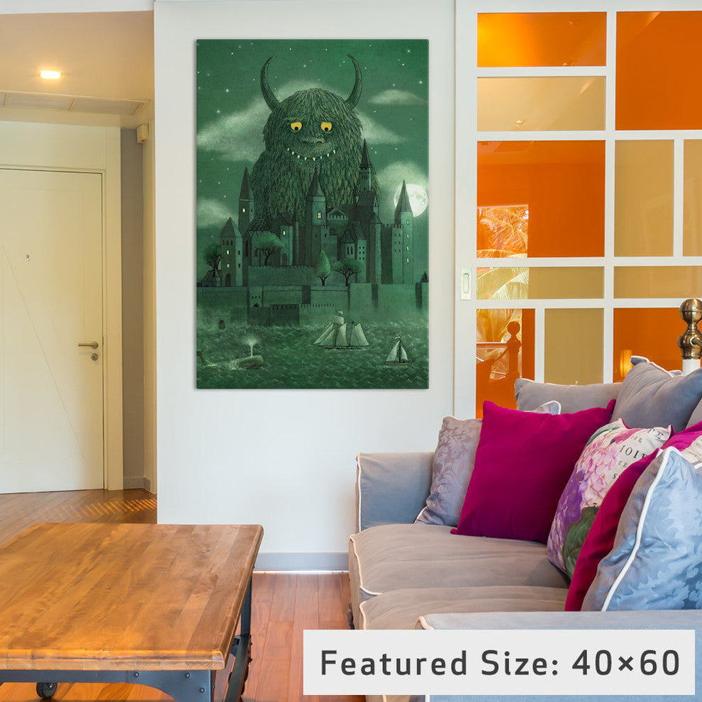 "Age Of The Giants" by Terry Fan, 40x26x1.5