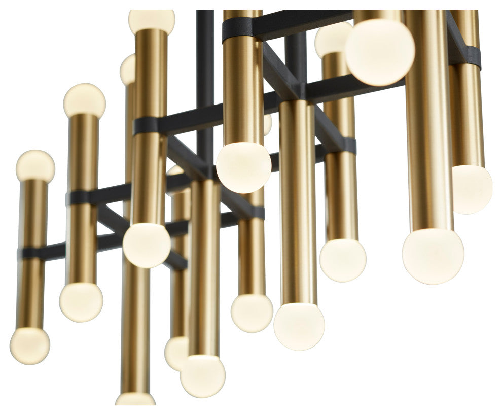 Oxygen Lighting 3-686-1540 Nero 26-Light Ceiling Mount