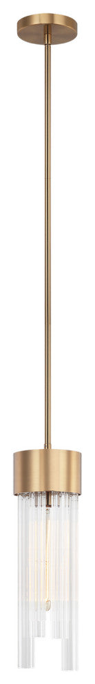 Matteo Lighting C66901AG Pendant, Aged Gold Brass Finish