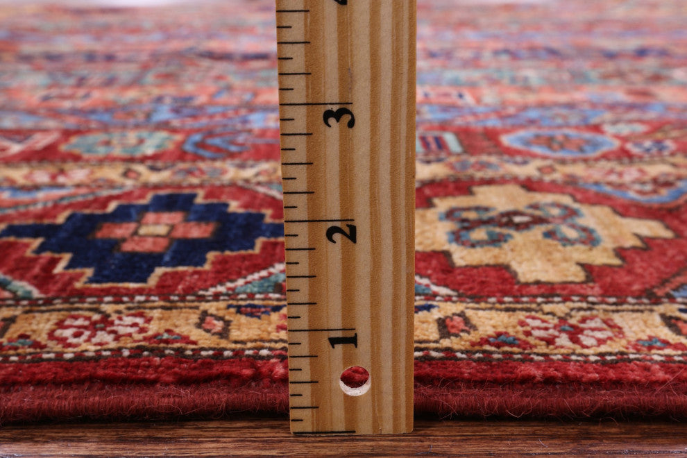 4' 1" X 5' 9" Persian Gabbeh Shall Handmade Rug Q11152