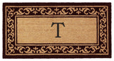 Kendall Monogram Doormat, 3'x6', T