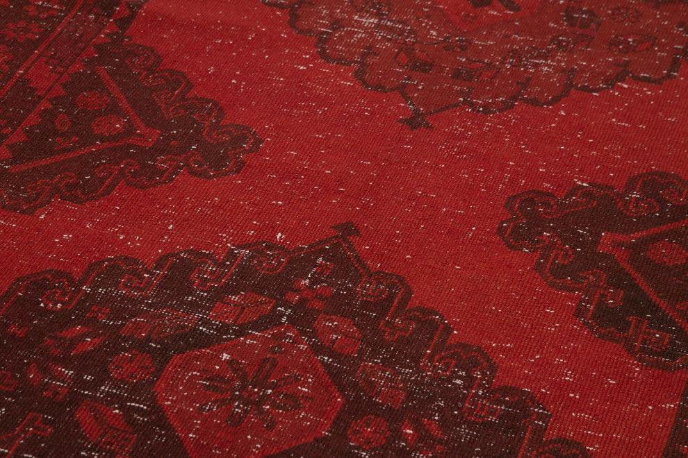 Rug N Carpet - Handmade Oriental 4' 7" x 12' 10" One-of-a-Kind Runner Rug