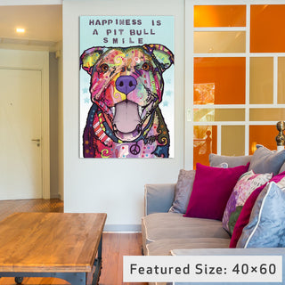 "Smile" by Dean Russo, 26x18x1.5"