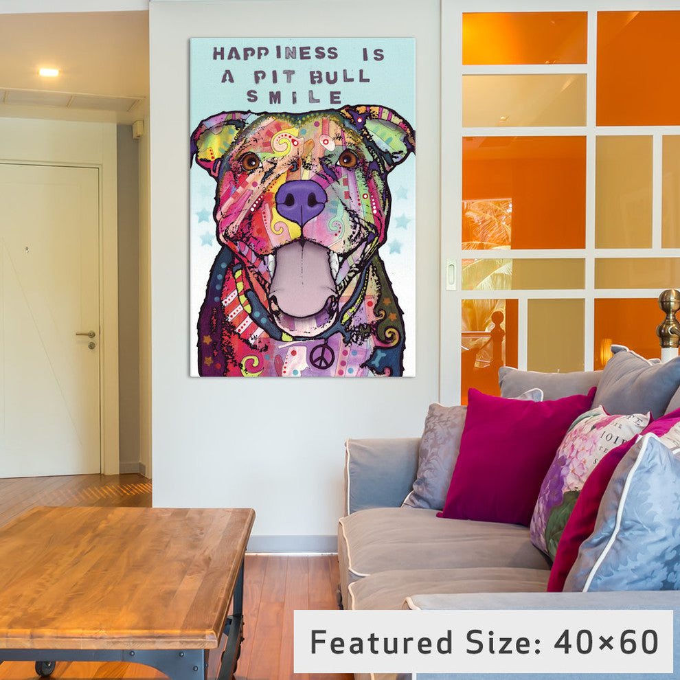 "Smile" by Dean Russo, 26x18x1.5"