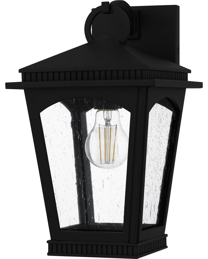 Quoizel HUK8408 Huck 13" Tall Outdoor Wall Sconce - Earth Black