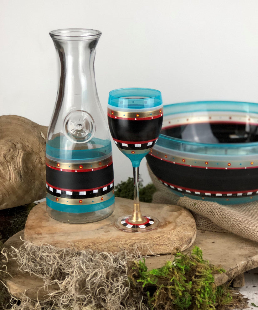 Mosaic Chalk Carafe