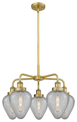 Innovations Geneseo 5 24" Chandelier Brushed Brass