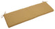 57"x19" Outdoor Spun Polyester Loveseat Cushion, Wheat