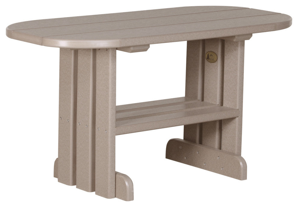 Poly Coffee Table, Weatherwood