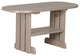 Poly Coffee Table, Weatherwood