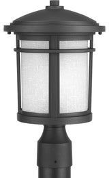Progress Lighting 1-100W Medium Post Lantern, Black