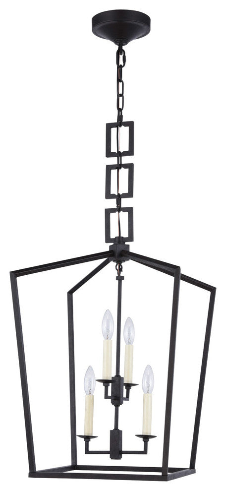 Elegant Lighting Denmark Collection Pendant, Vintage Bronze