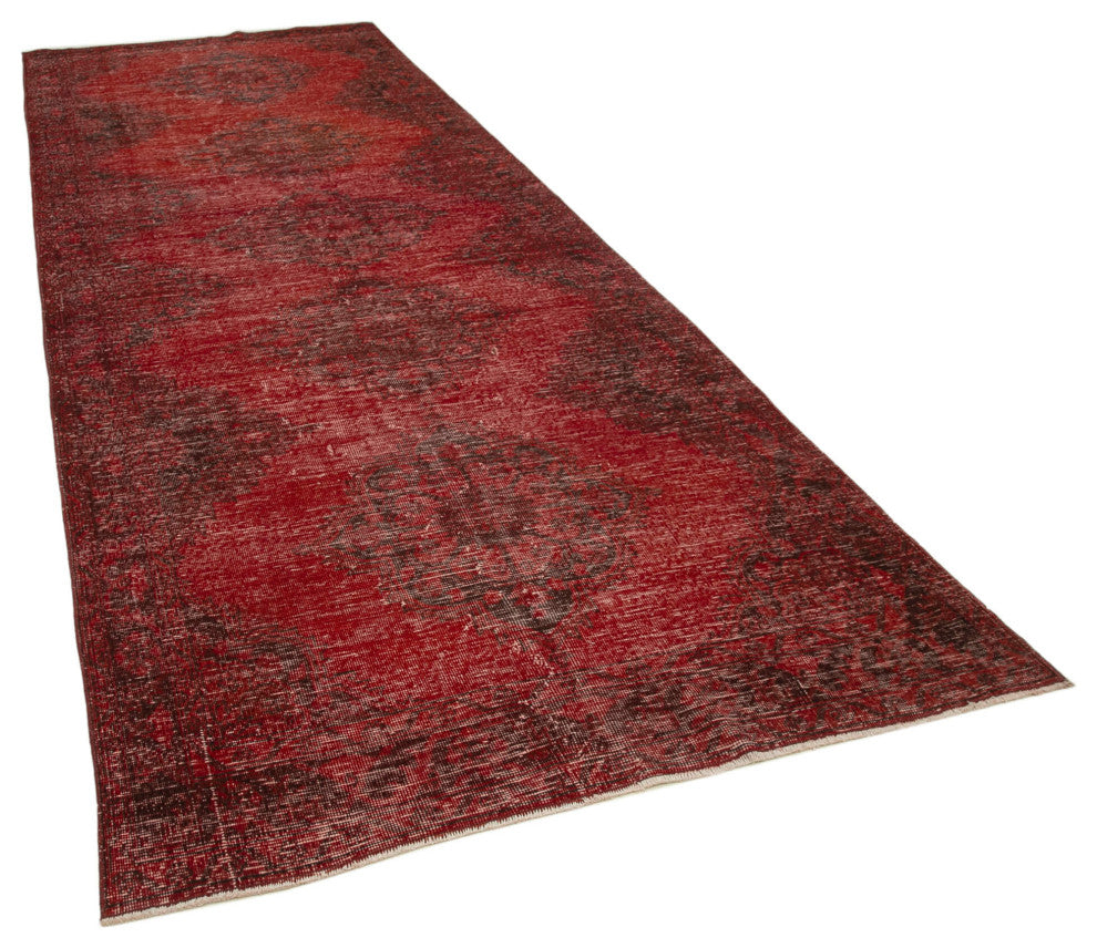 Rug N Carpet - Handmade Turkish 4' 9" x 12' 11" Unique Runner Rug