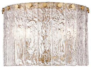 Zlite 1943F12-MGLD 3-Light Flush Mount, Clear
