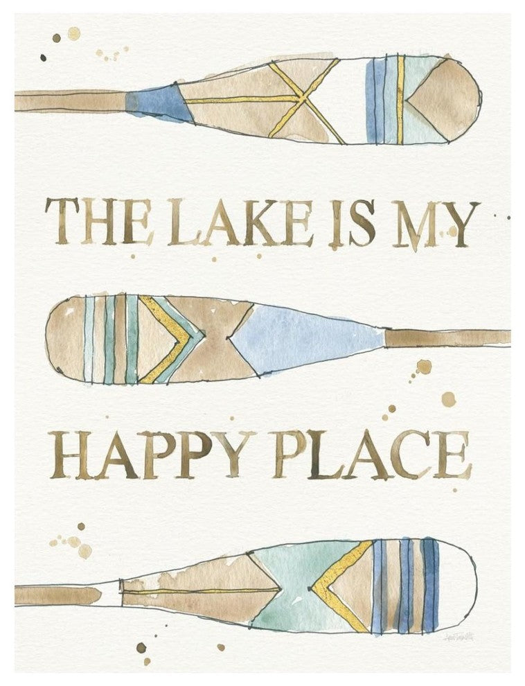 "Lakehouse III" Digital Paper Print by Anne Tavoletti, 14"x18"